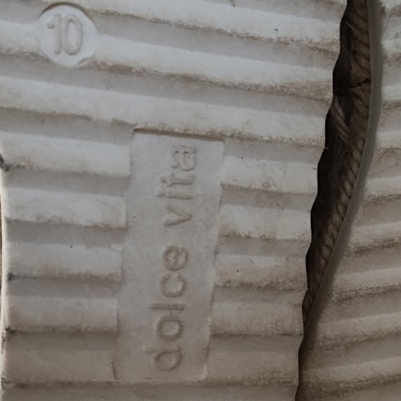 Dolce Vita Tan Espadrille Slide Platform Shoes - Picture 8 of 12